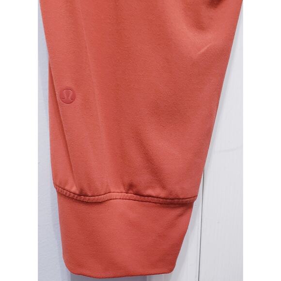 LULULEMON W6BYKS Ready to Rulu High-Rise Cropped Jogger Women's Size 14 Orange - Picture 8 of 14